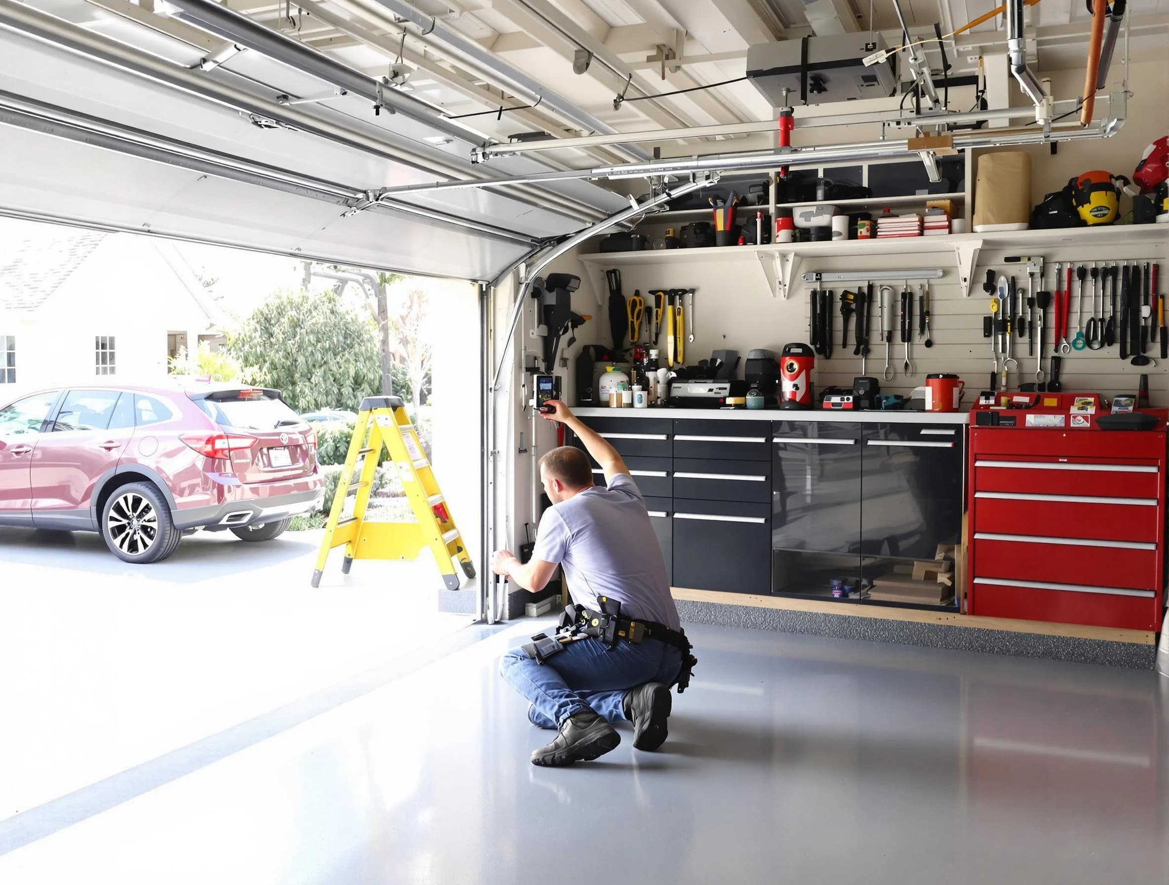 Local garage door repair service by Hudson Garage Door Repair in Hudson