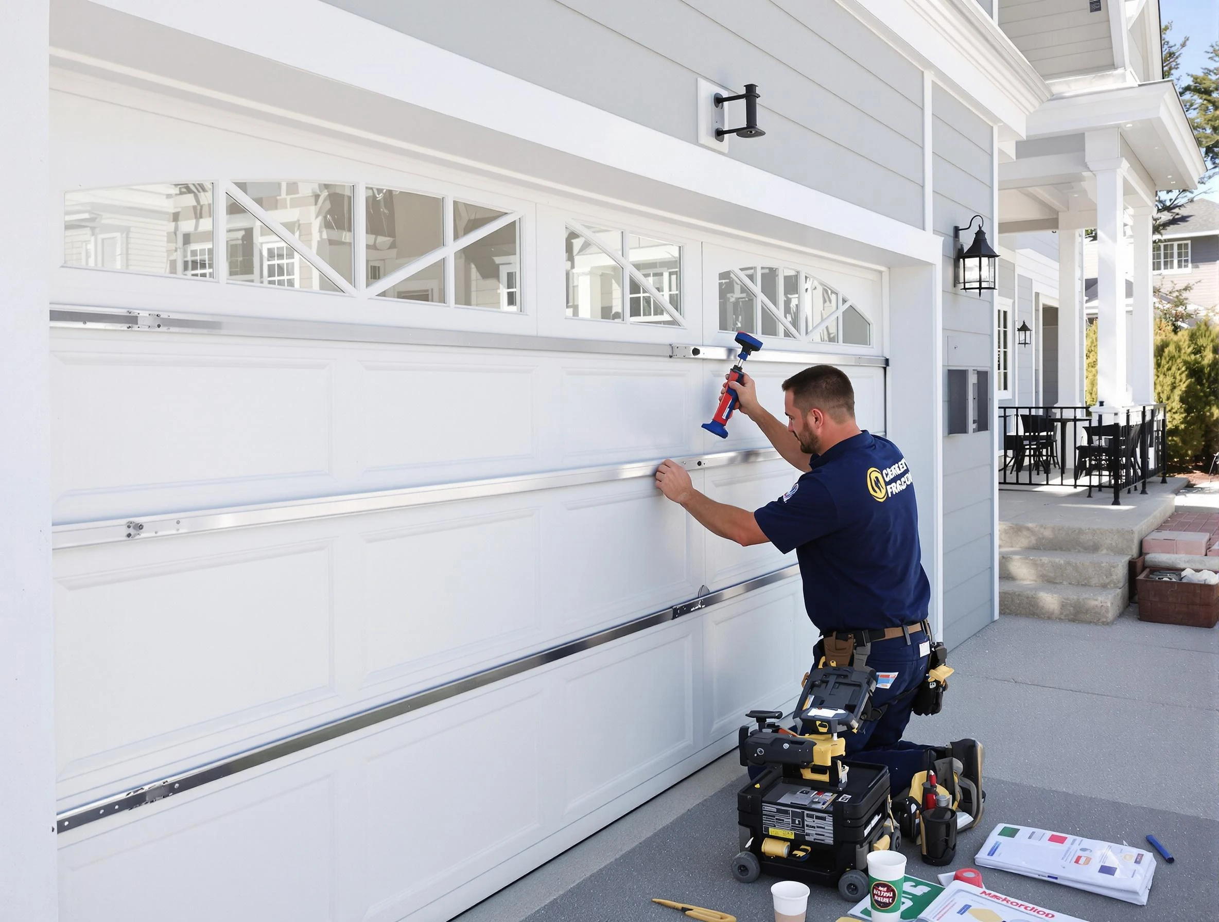 Professional garage door installation by Hudson Garage Door Repair in Hudson